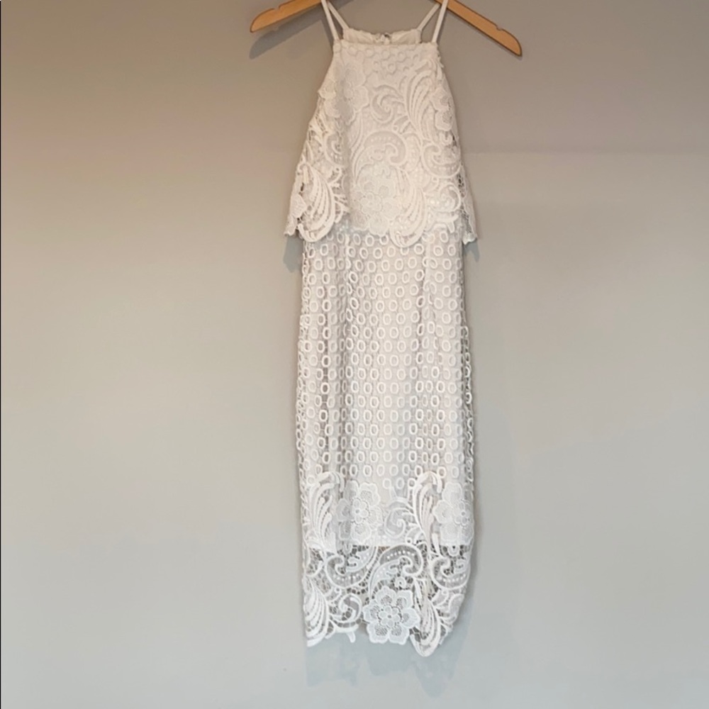 Mustard Seed Romantic Crocheted Dress